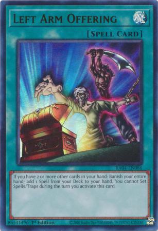 Left Arm Offering - RA04-EN086 - Ultra Rare - 1st Edition