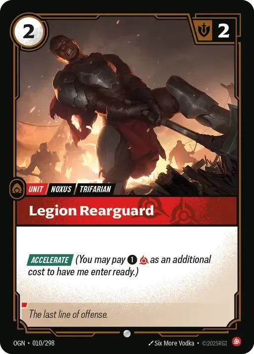 Legion Rearguard - 010/298 [Origins] [Non-Foil]