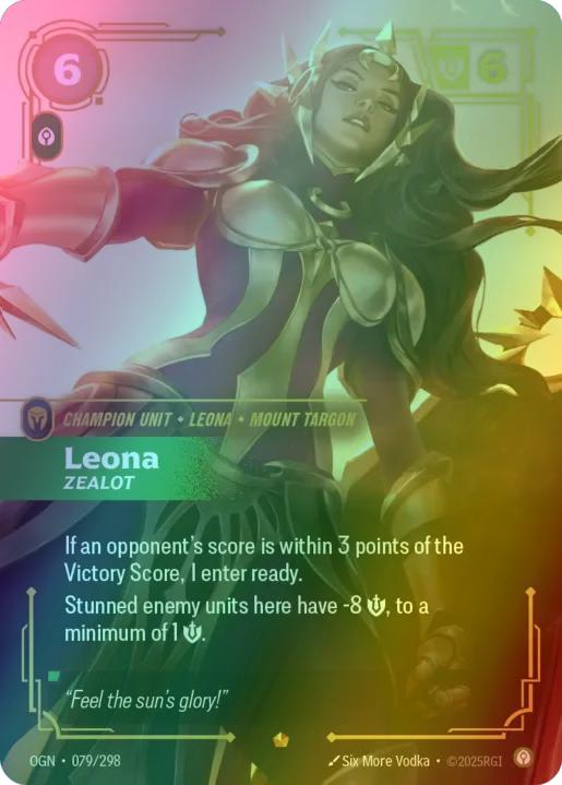 Leona - Zealot - 079/298 [Origins] [Foil]