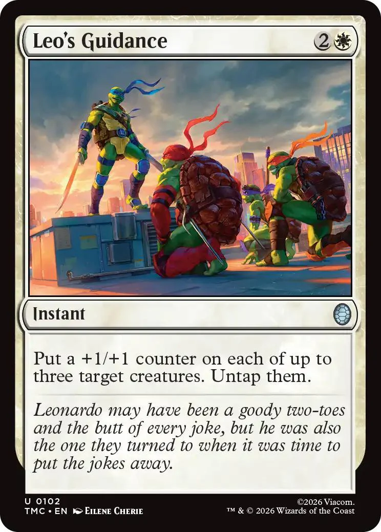 Leo's Guidance [102] [Team-Up] [Teenage Mutant Ninja Turtles Eternal] [Non-Foil]