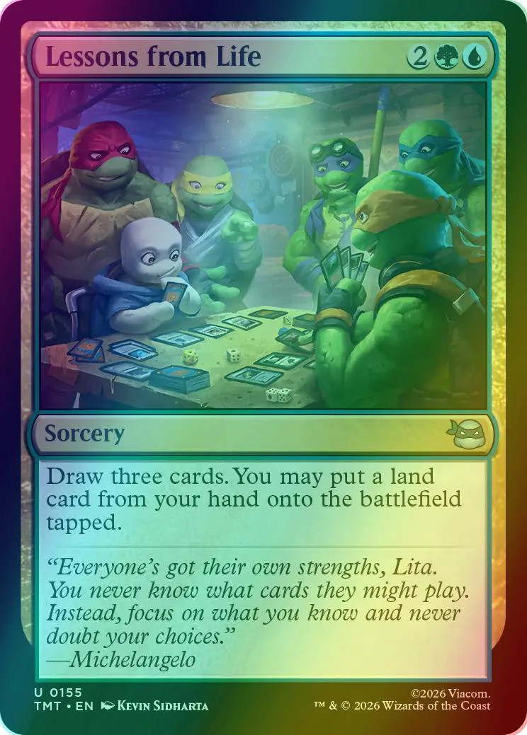 Lessons from Life [155] [Teenage Mutant Ninja Turtles] [Foil]