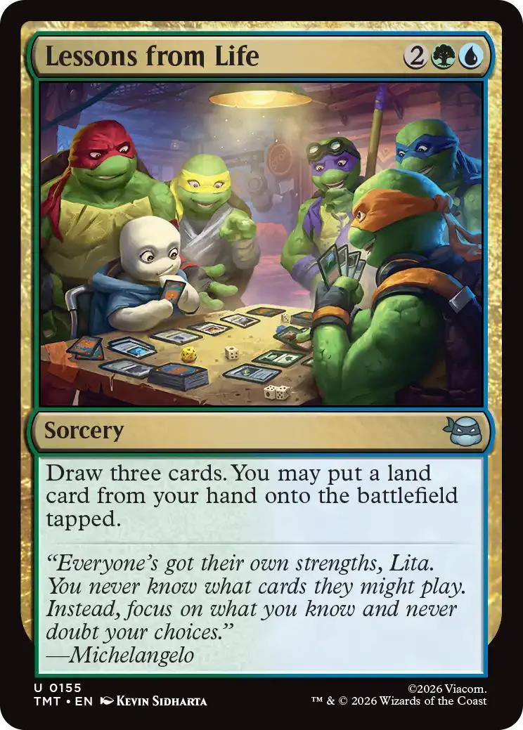 Lessons from Life [155] [Teenage Mutant Ninja Turtles] [Non-Foil]