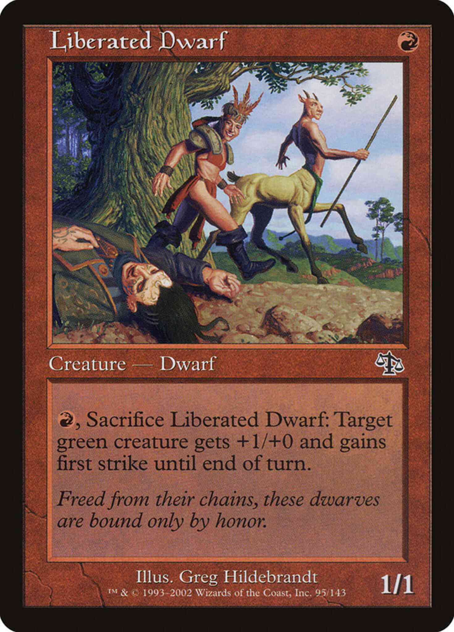 Liberated Dwarf [95] [Judgment] [Non-Foil]