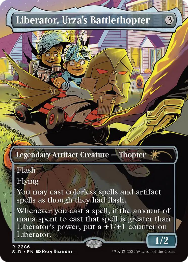 Liberator, Urza's Battlethopter [2286] [Borderless] [Trick or Treat] [Secret Lair Drop] [Non-Foil]