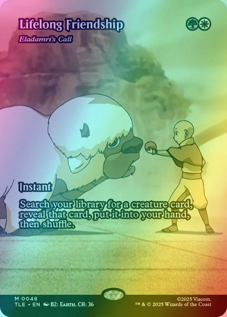 Lifelong Friendship - Eladamri's Call [48] [Borderless] [Source Material] [Avatar: The Last Airbender Eternal] [Foil]