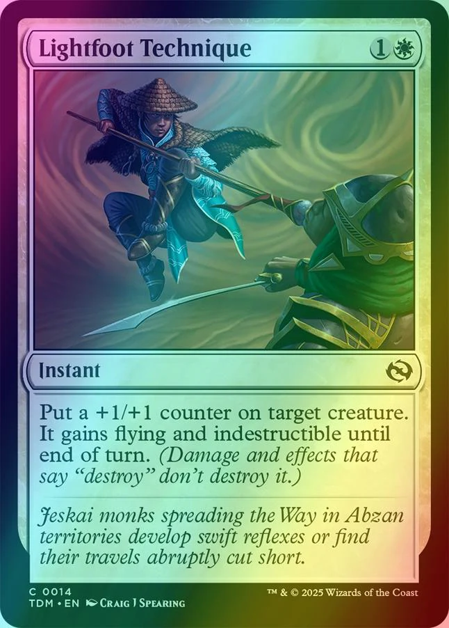 Lightfoot Technique [14] [Tarkir: Dragonstorm] [Foil]
