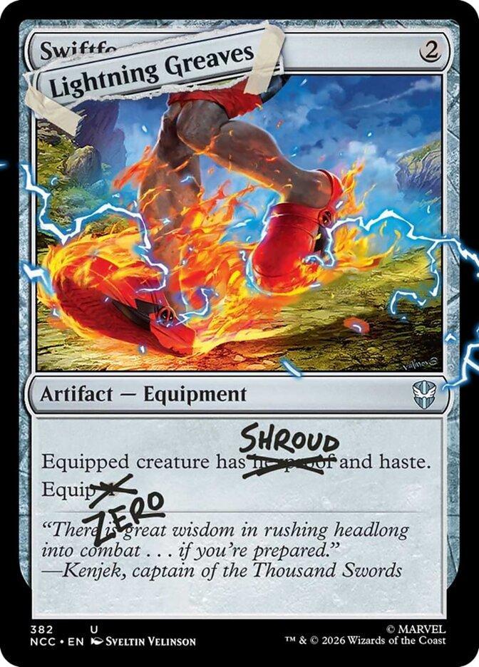 Lightning Greaves [IFIYW-4] [Deadpool: I fixed it (You're Welcome)] [Secret Lair Drop] [Non-Foil]