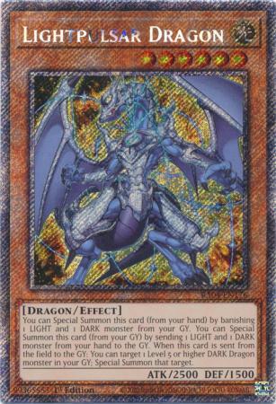 Lightpulsar Dragon - RA04-EN176 - Platinum Secret Rare - 1st Edition