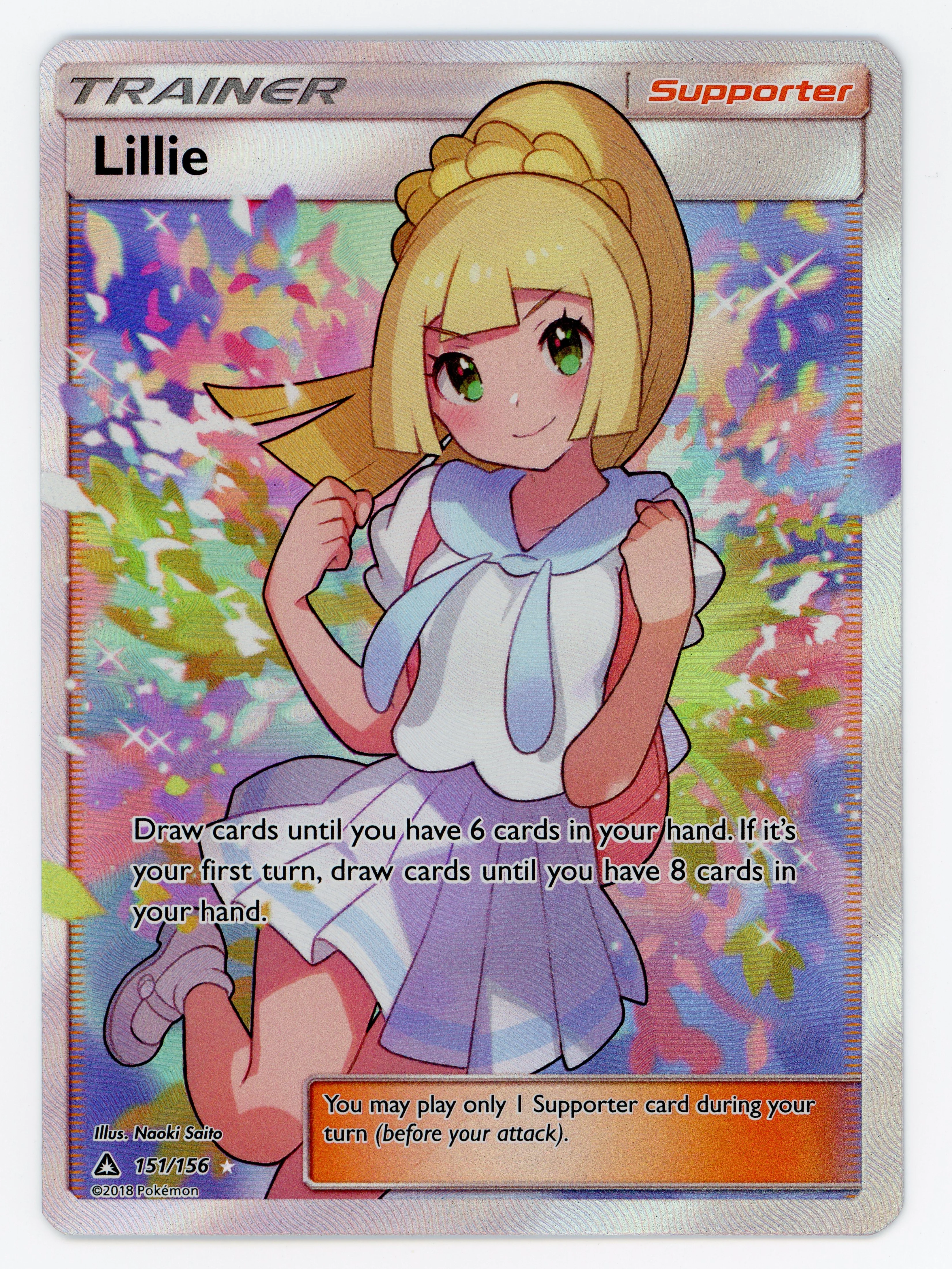 Lillie - 151/156 - Rare Ultra - Ultra Rare - Scan 14024