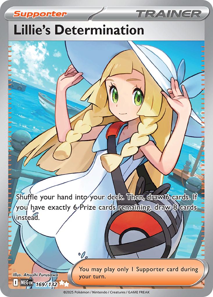 Lillie's Determination - 169/132 - Ultra Rare [me01-169] [Ultra]