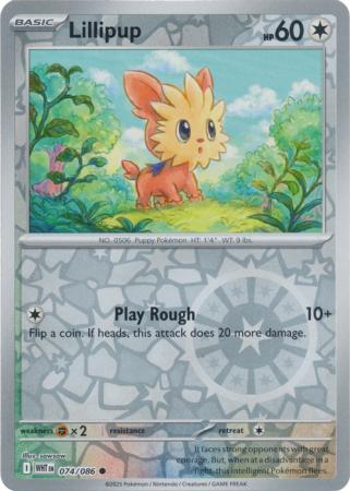 Lillipup - 074/086 - Common [sv105w-074] [Reverse Holo]