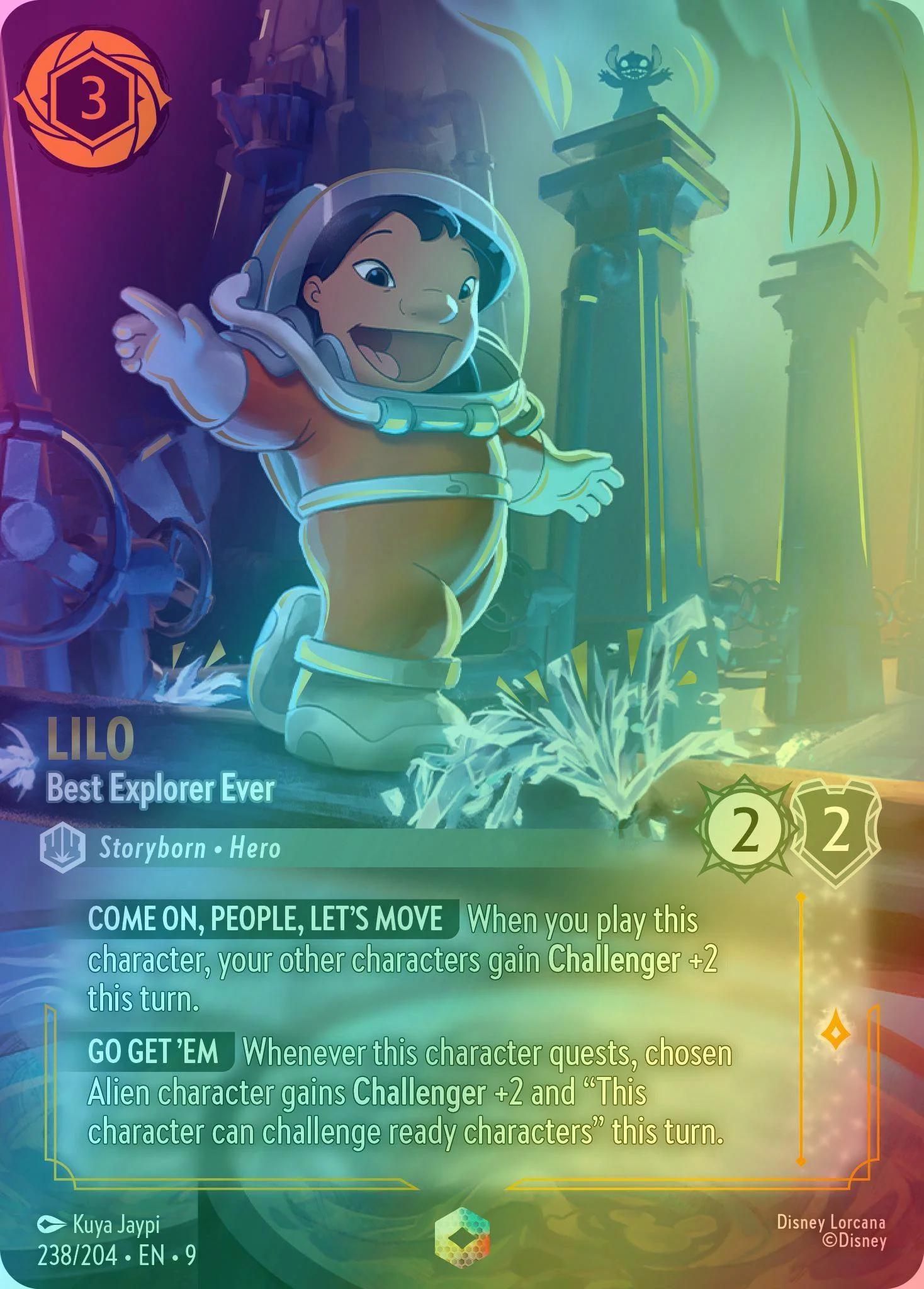 Lilo - Best Explorer Ever (Enchanted) - 238/204 [Fabled] [Holofoil]