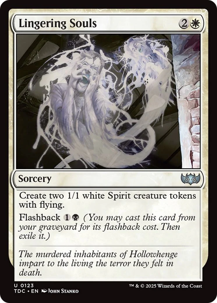 Lingering Souls [123] [Tarkir: Dragonstorm: Commander] [Non-Foil]