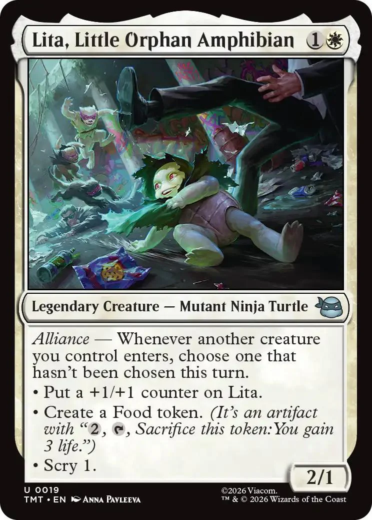 Lita, Little Orphan Amphibian [19] [Teenage Mutant Ninja Turtles] [Non-Foil]