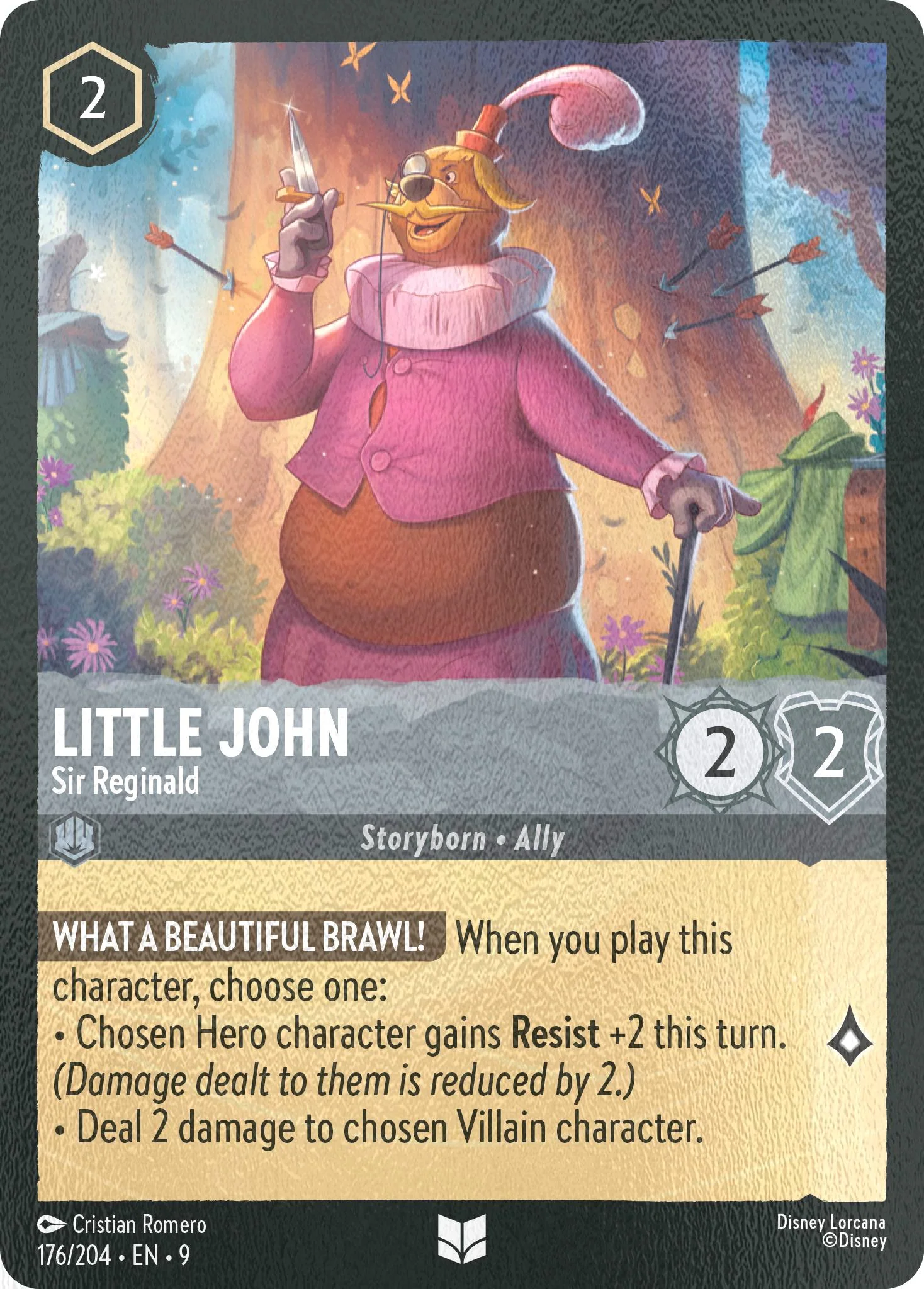 Little John - Sir Reginald - 176/204 [Fabled] [Cold Foil]