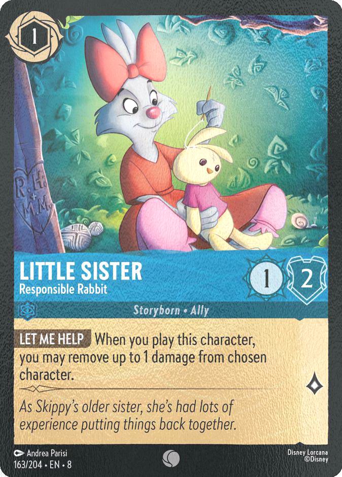 Little Sister - Responsible Rabbit - 163/204 [Reign of Jafar] [Cold Foil]