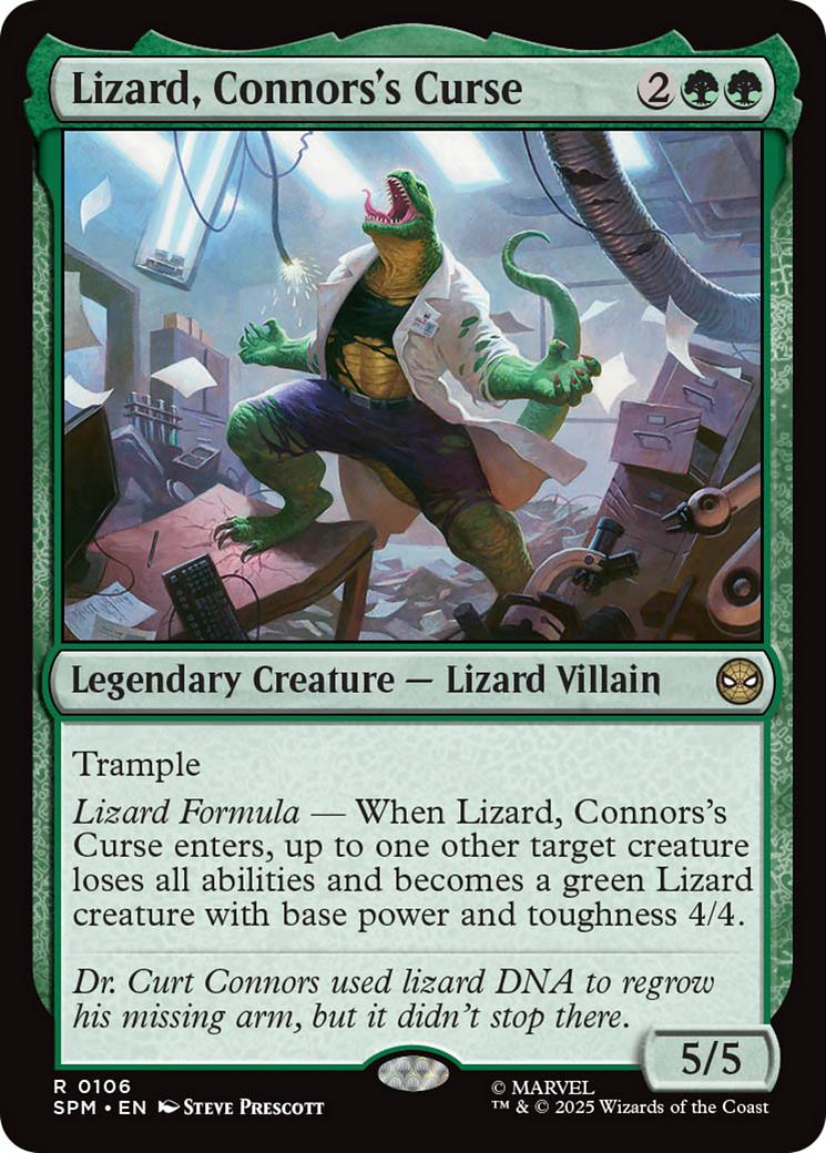 Lizard, Connors's Curse [106] [Marvel's Spider-Man] [Non-Foil]