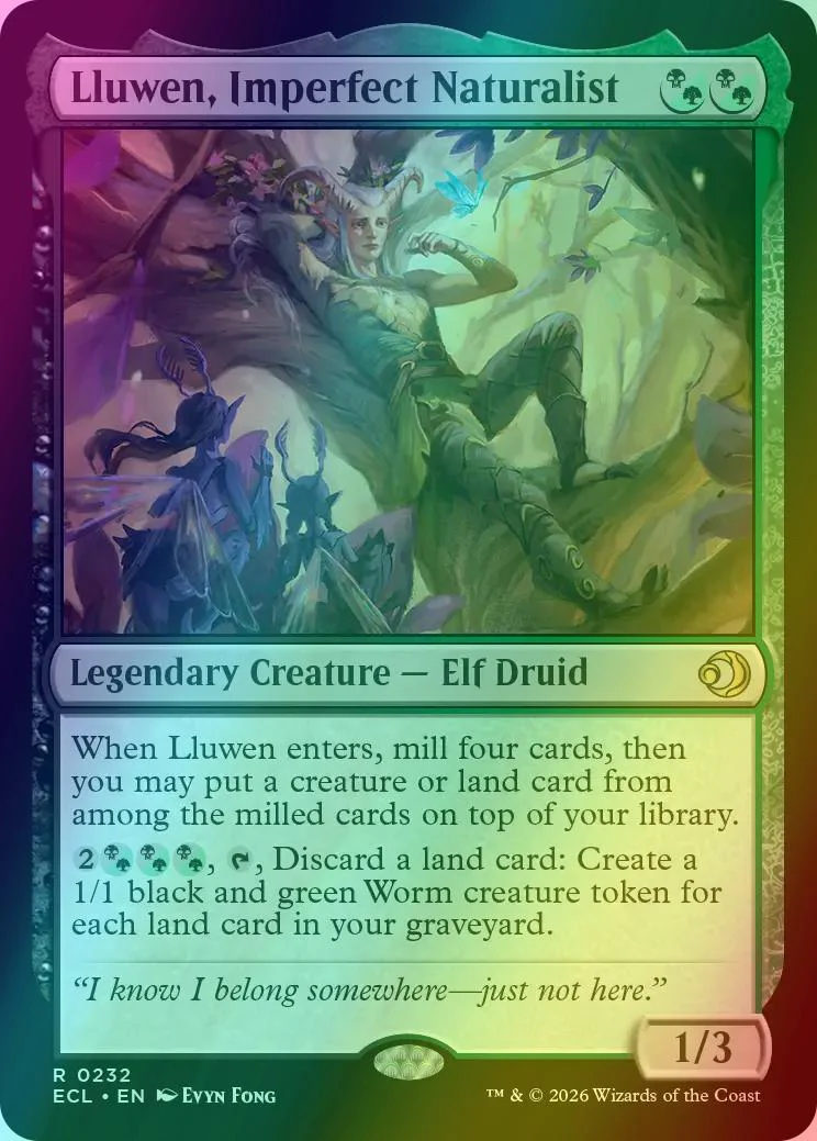 Lluwen, Imperfect Naturalist [232] [Lorwyn Eclipsed] [Foil]