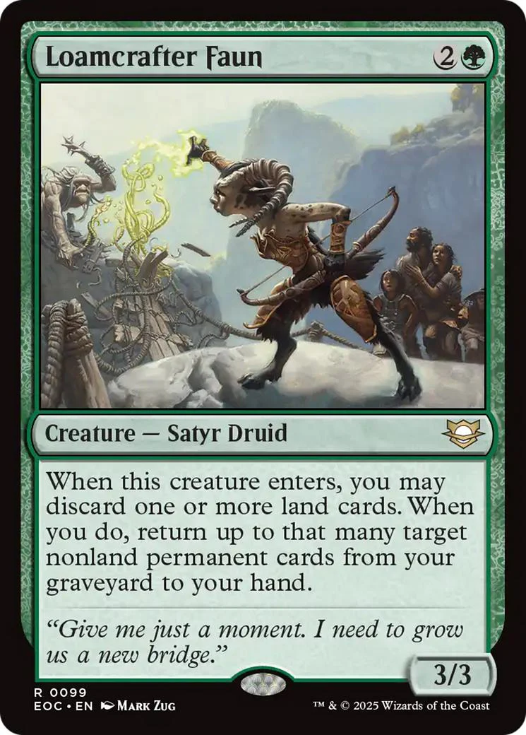 Loamcrafter Faun [99] [Edge of Eternities: Commander] [Non-Foil]