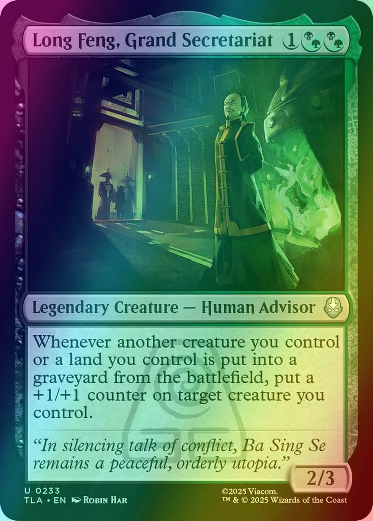 Long Feng, Grand Secretariat [233] [Avatar: The Last Airbender] [Foil]
