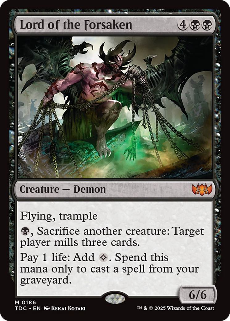Lord of the Forsaken [186] [Tarkir: Dragonstorm: Commander] [Non-Foil]