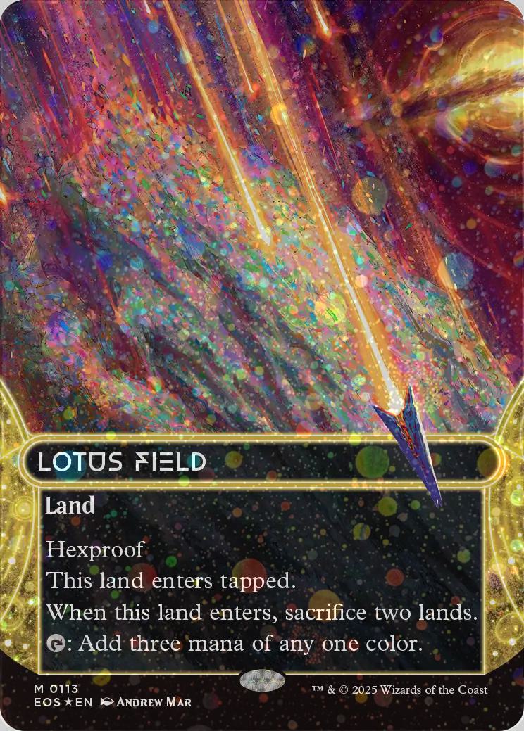 Lotus Field [113] [Borderless] [Edge of Eternities: Stellar Sights] [Galaxy Foil]