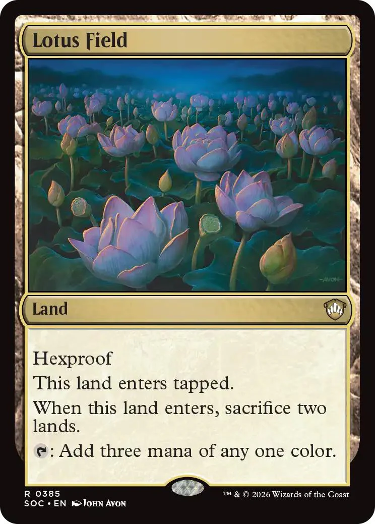 Lotus Field [385] [Secrets of Strixhaven: Commander] [Non-Foil]