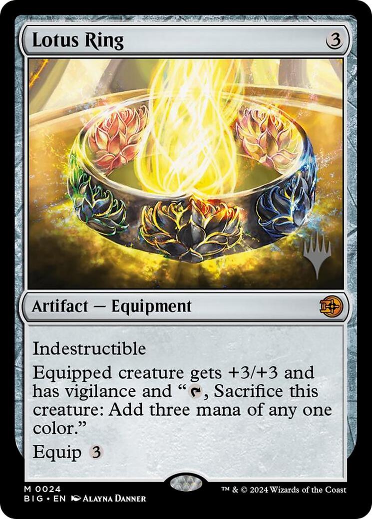 Lotus Ring [24p] [Promo Pack] [The Big Score: Promos] [Non-Foil]