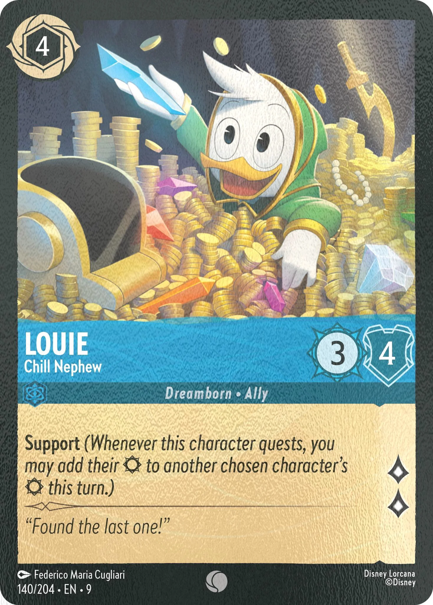 Louie - Chill Nephew - 140/204 [Fabled] [Cold Foil]