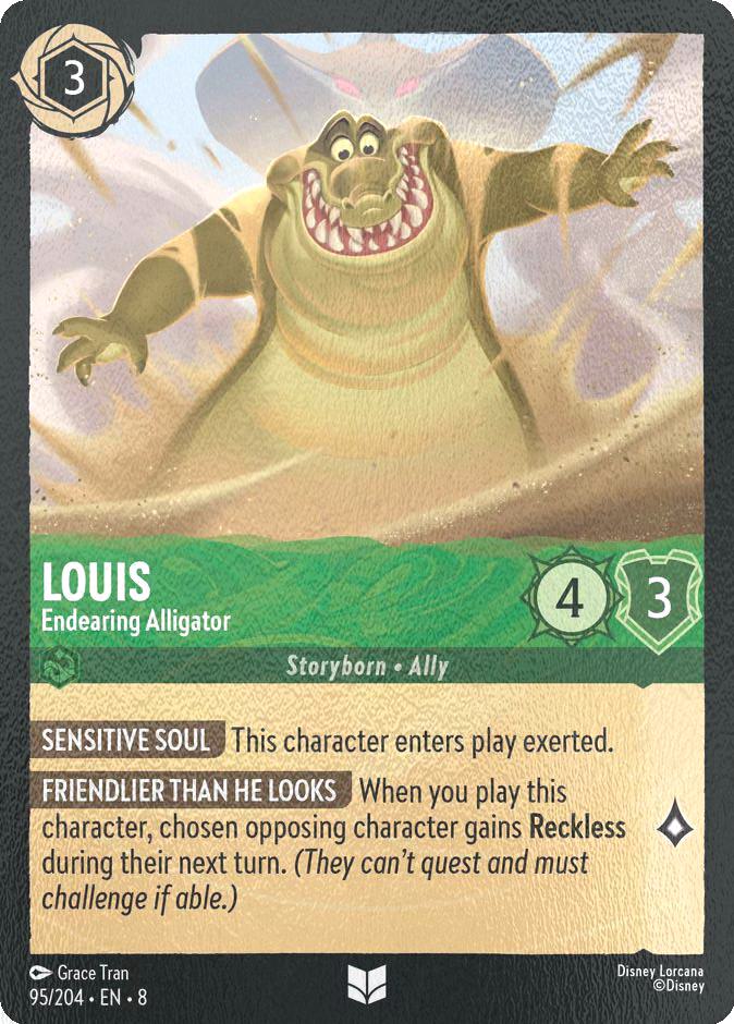 Louis - Endearing Alligator - 95/204 [Reign of Jafar] [Cold Foil]