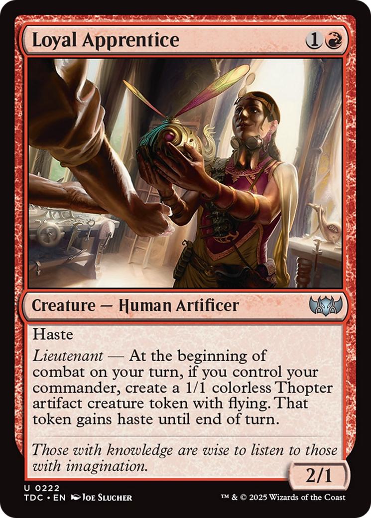 Loyal Apprentice [222] [Tarkir: Dragonstorm: Commander] [Non-Foil]