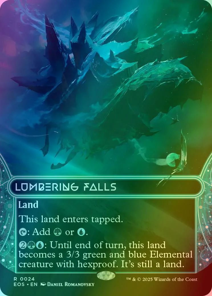 Lumbering Falls [24] [Borderless] [Edge of Eternities: Stellar Sights] [Foil]