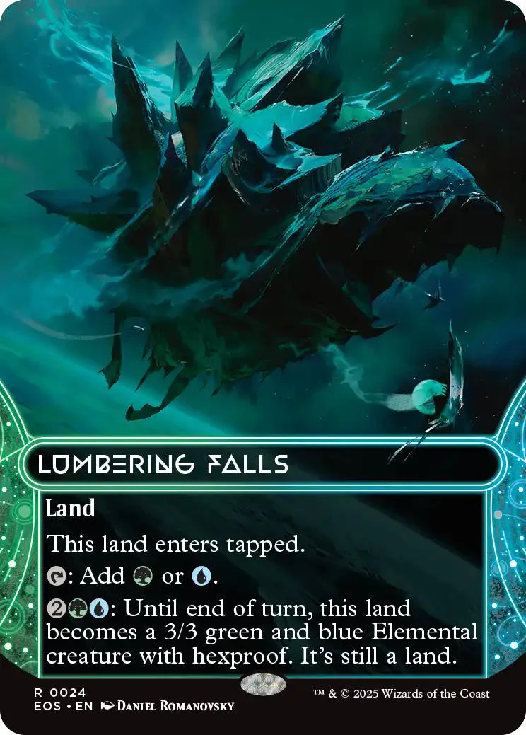 Lumbering Falls [24] [Borderless] [Edge of Eternities: Stellar Sights] [Non-Foil]