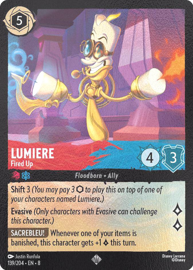 Lumiere - Fired Up - 139/204 [Reign of Jafar] [Cold Foil]