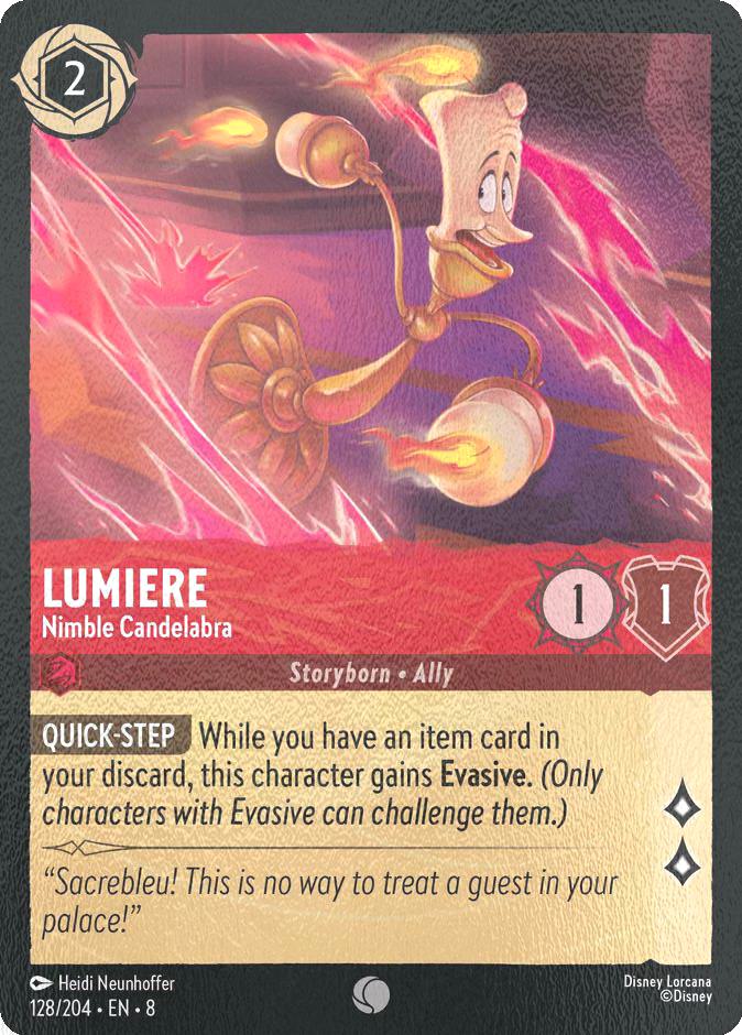 Lumiere - Nimble Candelabra - 128/204 [Reign of Jafar] [Cold Foil]