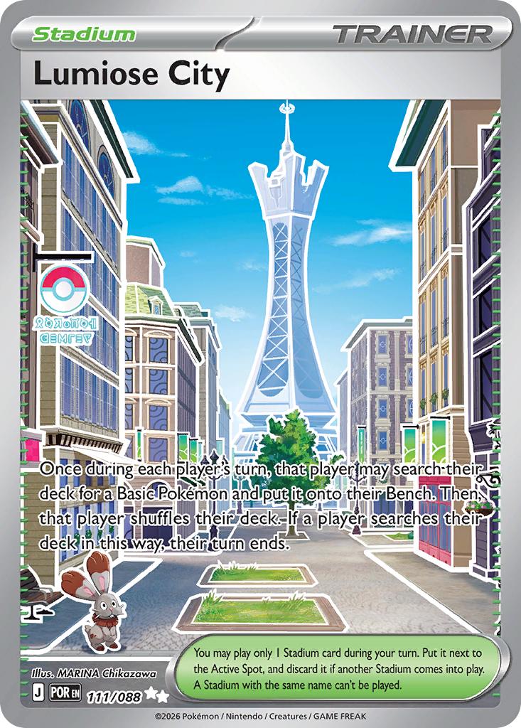 Lumiose City - 111/088 - Ultra Rare [me03-111] [Ultra]