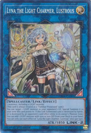 Lyna the Light Charmer, Lustrous - RA04-EN081 - Collector's Rare - 1st Edition