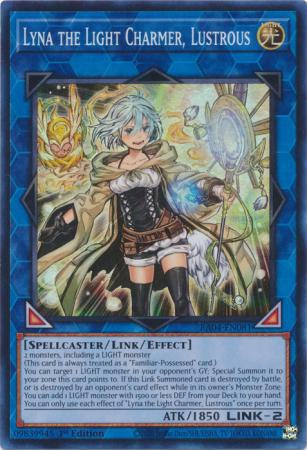 Lyna the Light Charmer, Lustrous - RA04-EN081 - Super Rare - 1st Edition
