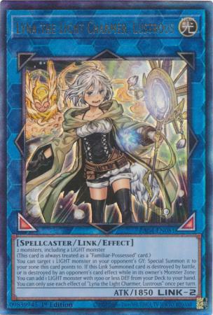 Lyna the Light Charmer, Lustrous - RA04-EN081 - Ultimate Rare - 1st Edition