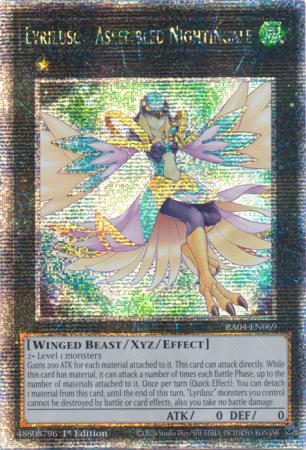 Lyrilusc - Assembled Nightingale - RA04-EN069 - Quarter Century Secret Rare - 1st Edition
