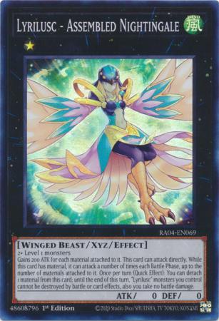 Lyrilusc - Assembled Nightingale - RA04-EN069 - Super Rare - 1st Edition