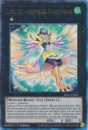 Lyrilusc - Assembled Nightingale - RA04-EN069 - Ultimate Rare - 1st Edition