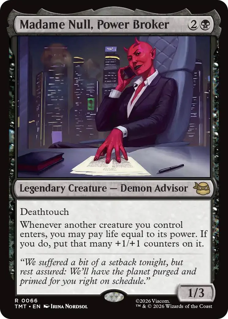 Madame Null, Power Broker [66] [Teenage Mutant Ninja Turtles] [Non-Foil]