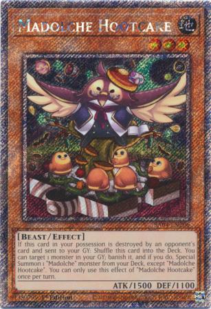 Madolche Hootcake - RA04-EN206 - Platinum Secret Rare - 1st Edition