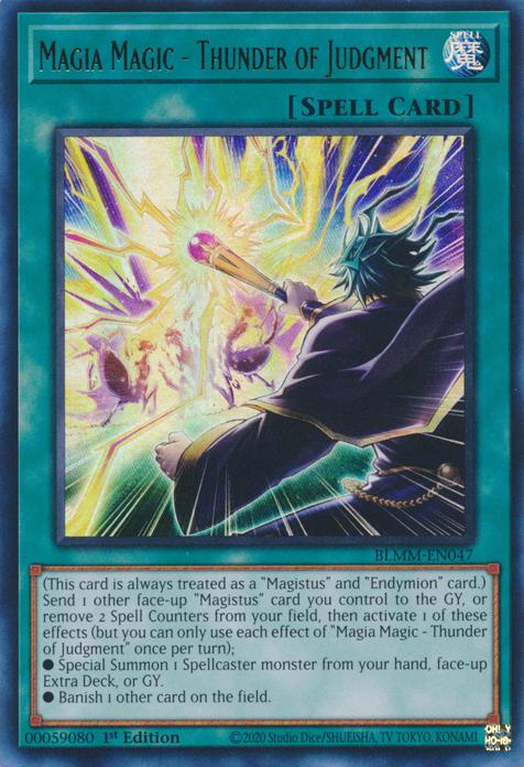 Magia Magic - Thunder of Judgment - BLMM-EN047 - Ultra Rare - 1st Edition