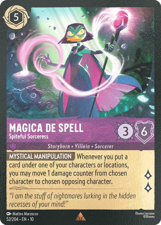 Magica De Spell - Spiteful Sorceress - 52/204 [Whispers in the Well] [Cold Foil]