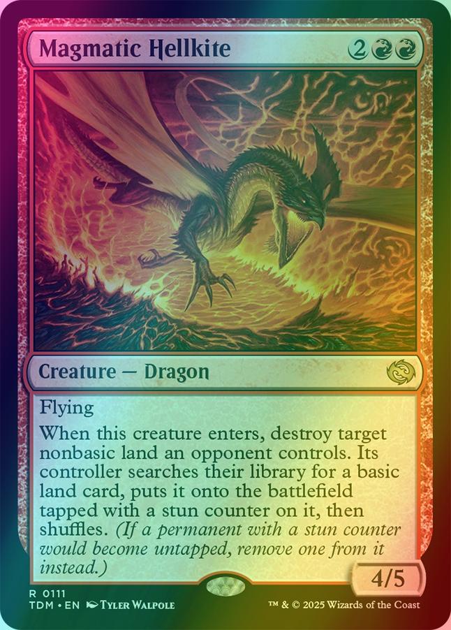 Magmatic Hellkite [111] [Tarkir: Dragonstorm] [Foil]