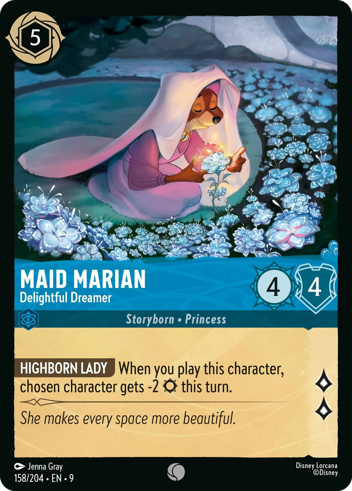 Maid Marian - Delightful Dreamer - 158/204 [Fabled] [Non-Foil]
