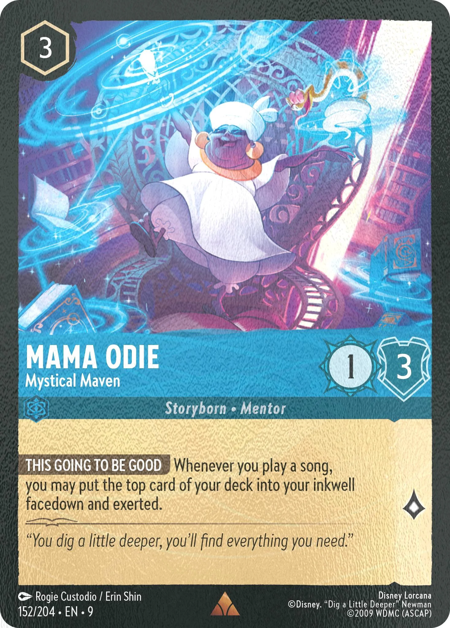 Mama Odie - Mystical Maven - 152/204 [Fabled] [Cold Foil]