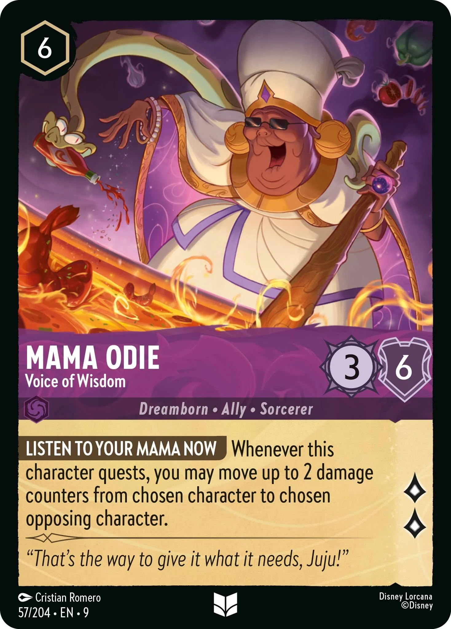 Mama Odie - Voice of Wisdom - 57/204 [Fabled] [Non-Foil]